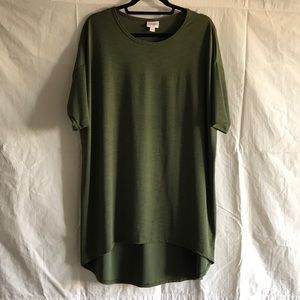 Lularoe hunter green medium Irma top